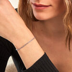 Bracelet Jerry Or Blanc Maille Corde - Bracelets maille Femme | Histoire d&rsquo;Or