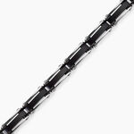 Bracelet Jourdan Acier Noir - Anniversaire Homme | Histoire d&rsquo;Or
