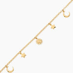 Bracelet Naoise Argent Dor&eacute; A L'Or 750/1000 - Bracelets Breloques Femme | Histoire d&rsquo;Or