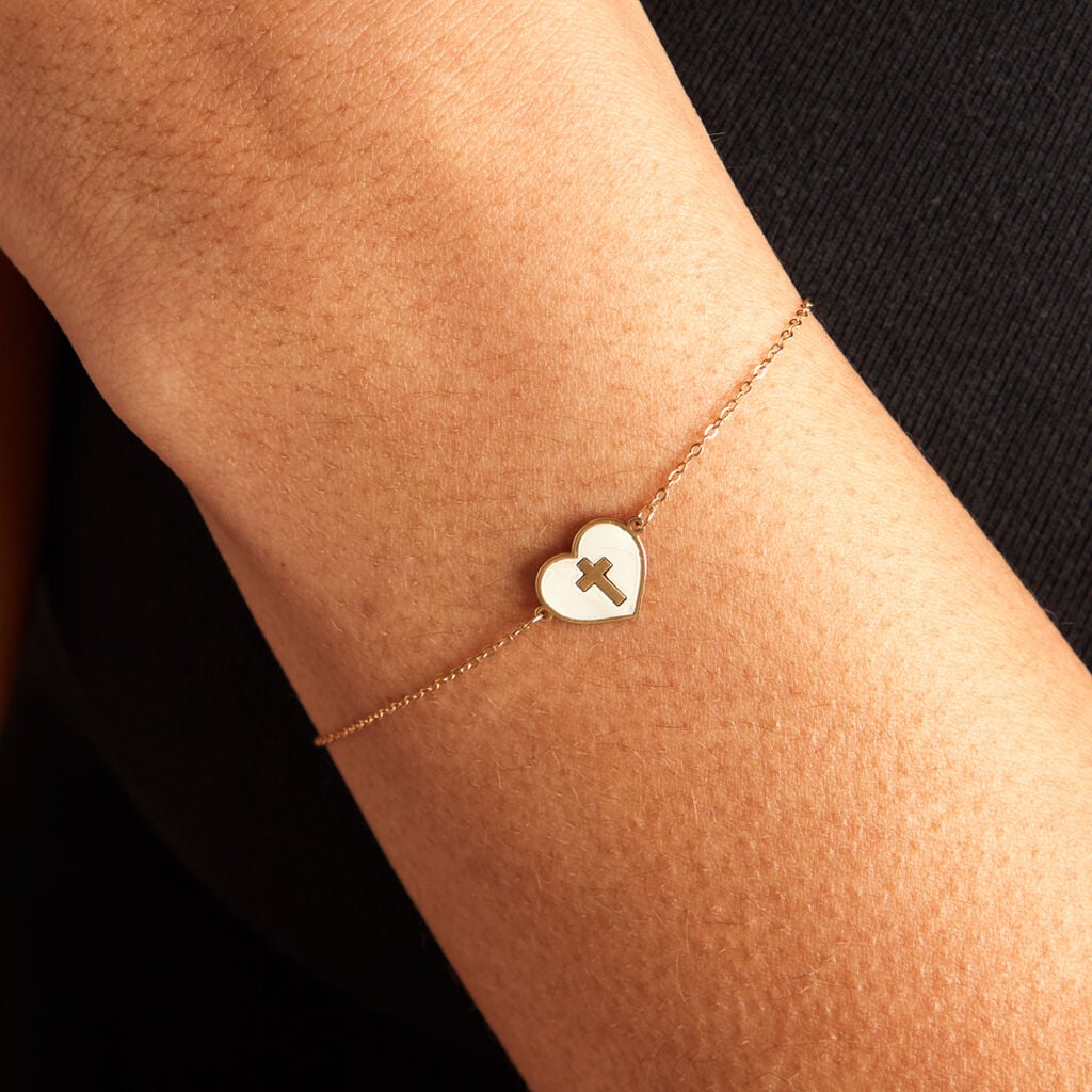 Bracelet Lawrie Or Jaune Nacre - Bracelets Chretiens Famille | Histoire d&rsquo;Or