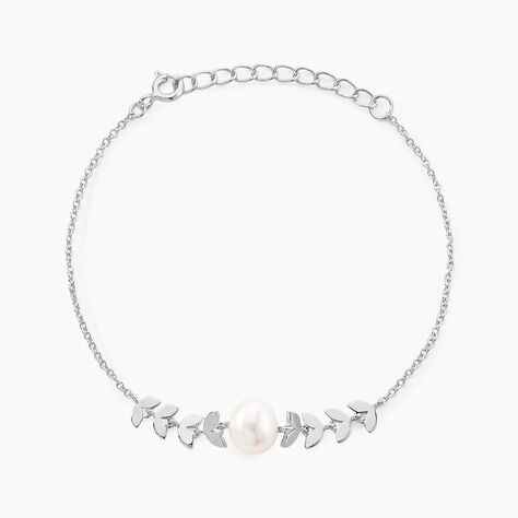 Bracelet Giacobbe Argent Blanc Perle De Culture - Bracelets Pierre Femme | Histoire d&rsquo;Or