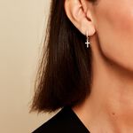 Cr&eacute;oles Plaqu&eacute; Or Jaune Jenny Oxydes De Zirconium - Cr&eacute;oles fantaisie Femme | Histoire d&rsquo;Or