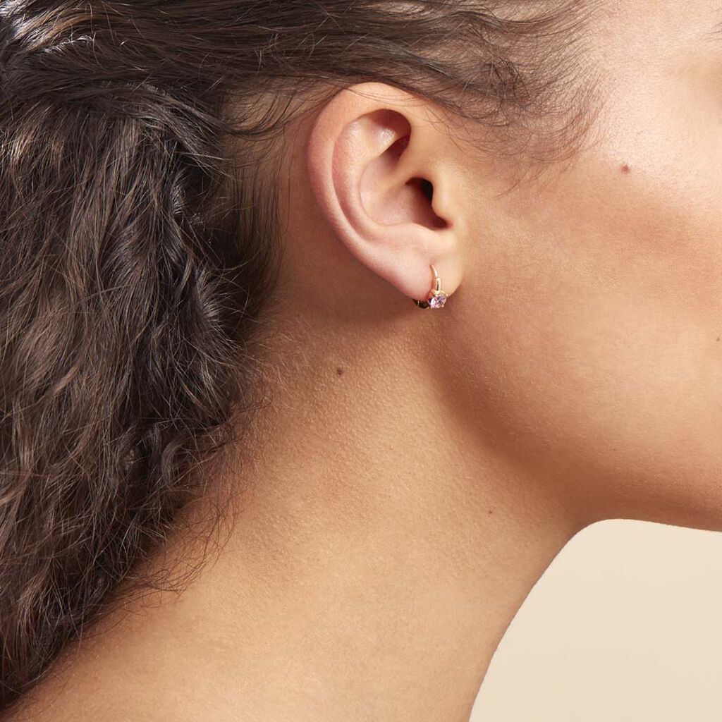 Cr&eacute;oles Plaqu&eacute; Or Laurick Oxydes De Zirconium - Cr&eacute;oles fantaisie Femme | Histoire d&rsquo;Or