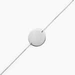 Bracelet Lisa Or Blanc - Bracelets Medailles Femme | Histoire d&rsquo;Or
