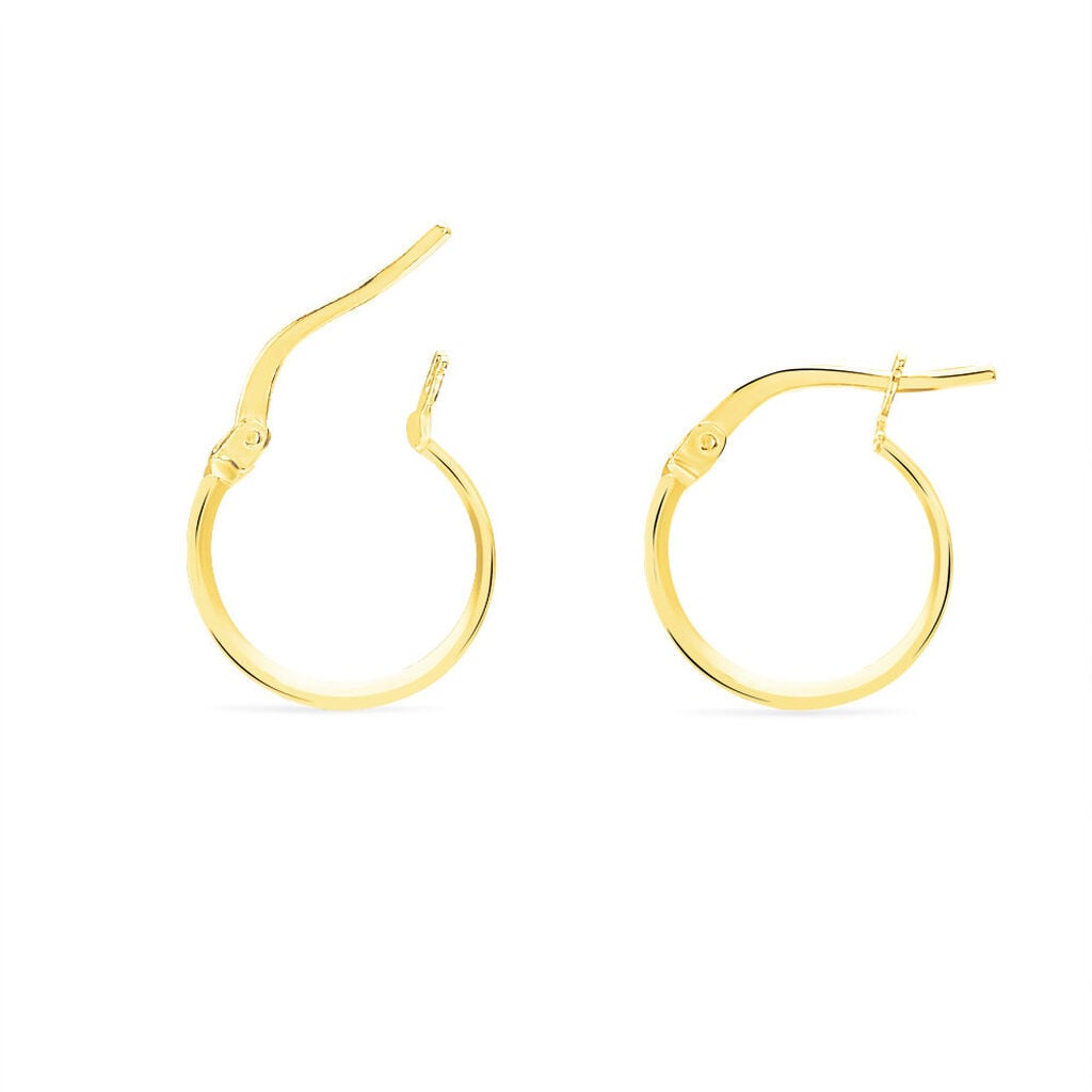 Cr&eacute;oles Asma Or Jaune - Boucles d'oreilles mini Femme | Histoire d&rsquo;Or