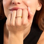Bague Infini Pop Argent Jaune Oxyde De Zirconium - Bagues avec pierre Femme | Histoire d&rsquo;Or