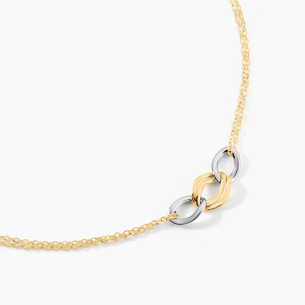 Collier Louisa Or Bicolore - Anniversaire Femme | Histoire d&rsquo;Or