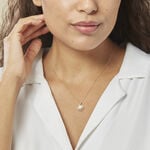 Collier Lucinda Or Jaune Perle De Culture Et Oxyde De Zirconium - Colliers pierre Femme | Histoire d&rsquo;Or