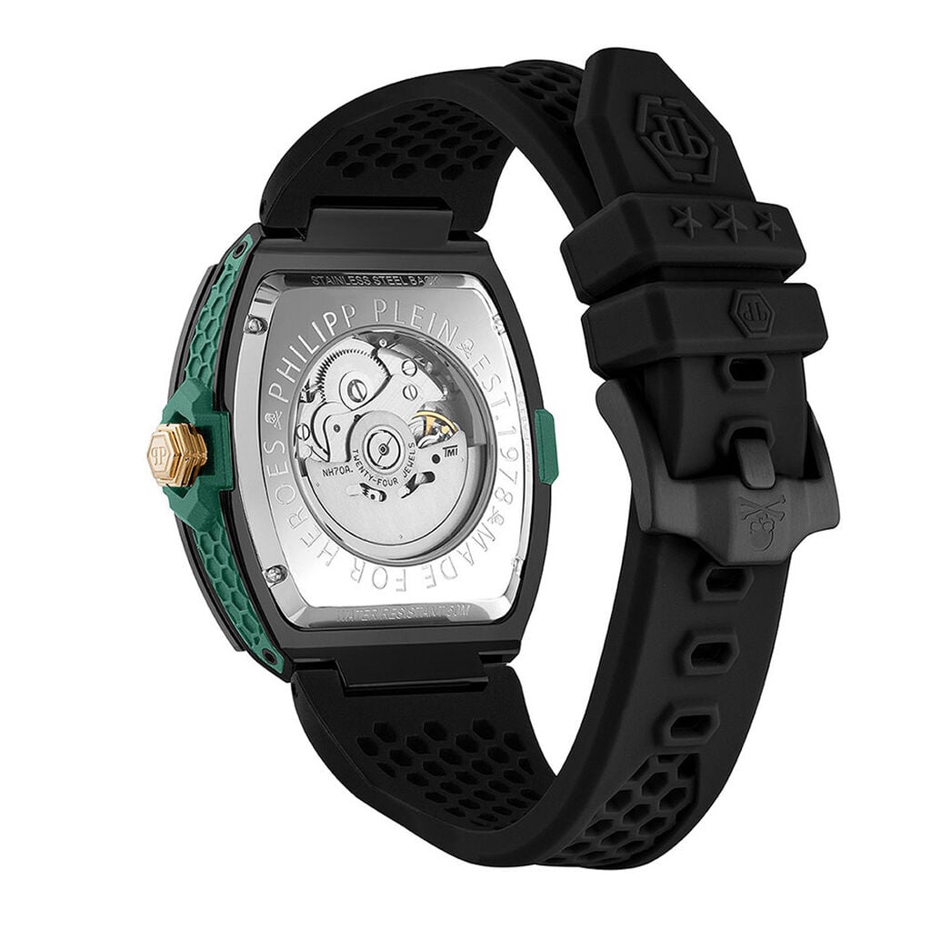Montre Philipp Plein The $keleton 2.0 Noir - Montres m&eacute;caniques Homme | Histoire d&rsquo;Or