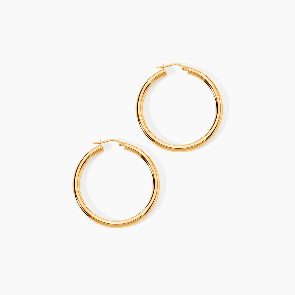 Cr&eacute;oles Ajania Or Jaune - Boucles d'oreilles cr&eacute;oles Femme | Histoire d&rsquo;Or