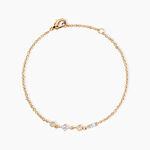 Bracelet Estela Plaque Or Jaune Oxyde De Zirconium - Bracelets Pierre Femme | Histoire d&rsquo;Or