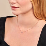 Collier Rio Argent Rose Oxyde De Zirconium - Colliers fantaisie Femme | Histoire d&rsquo;Or