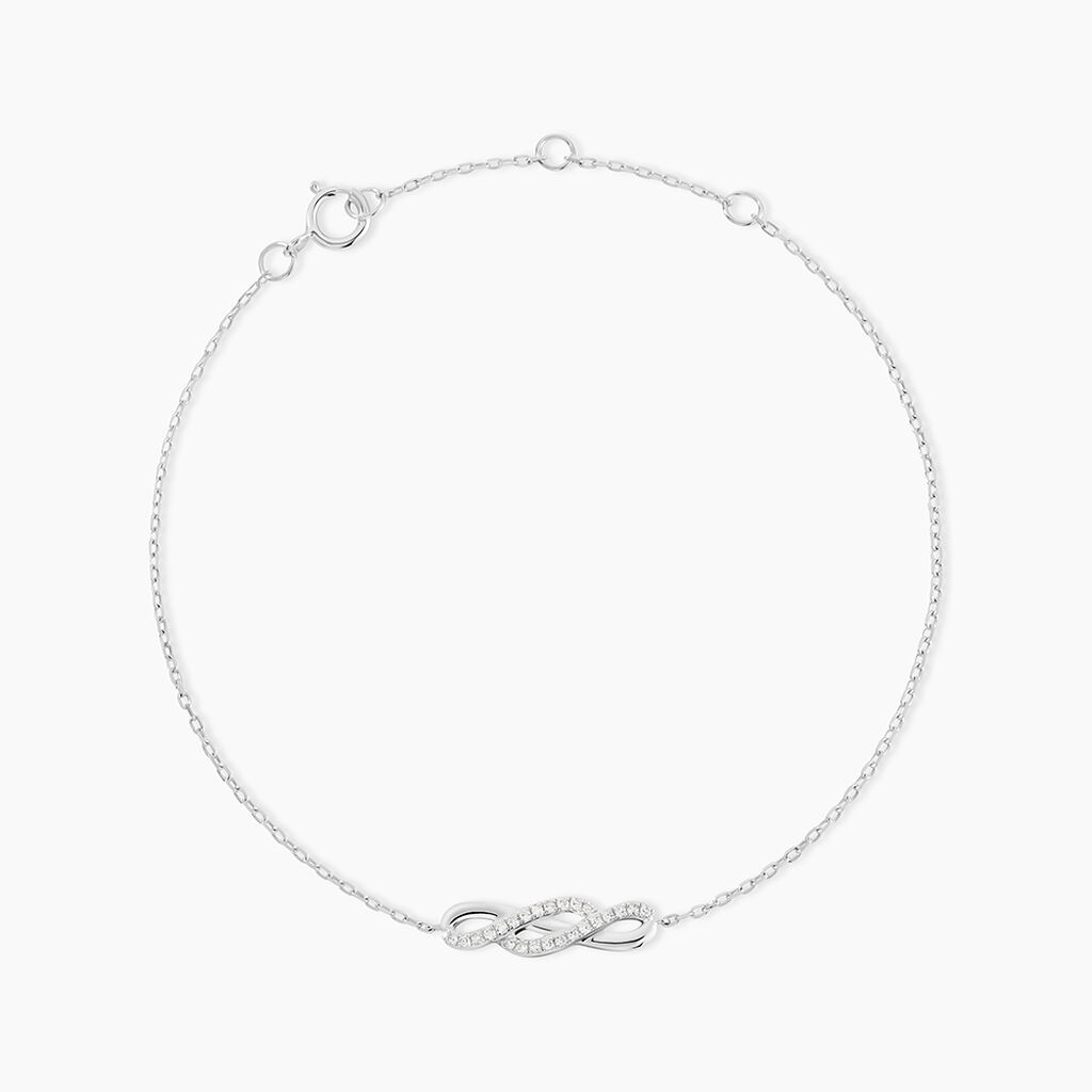 Bracelet Ursulla Or Blanc Diamant - Bracelets Pierre Femme | Histoire d&rsquo;Or