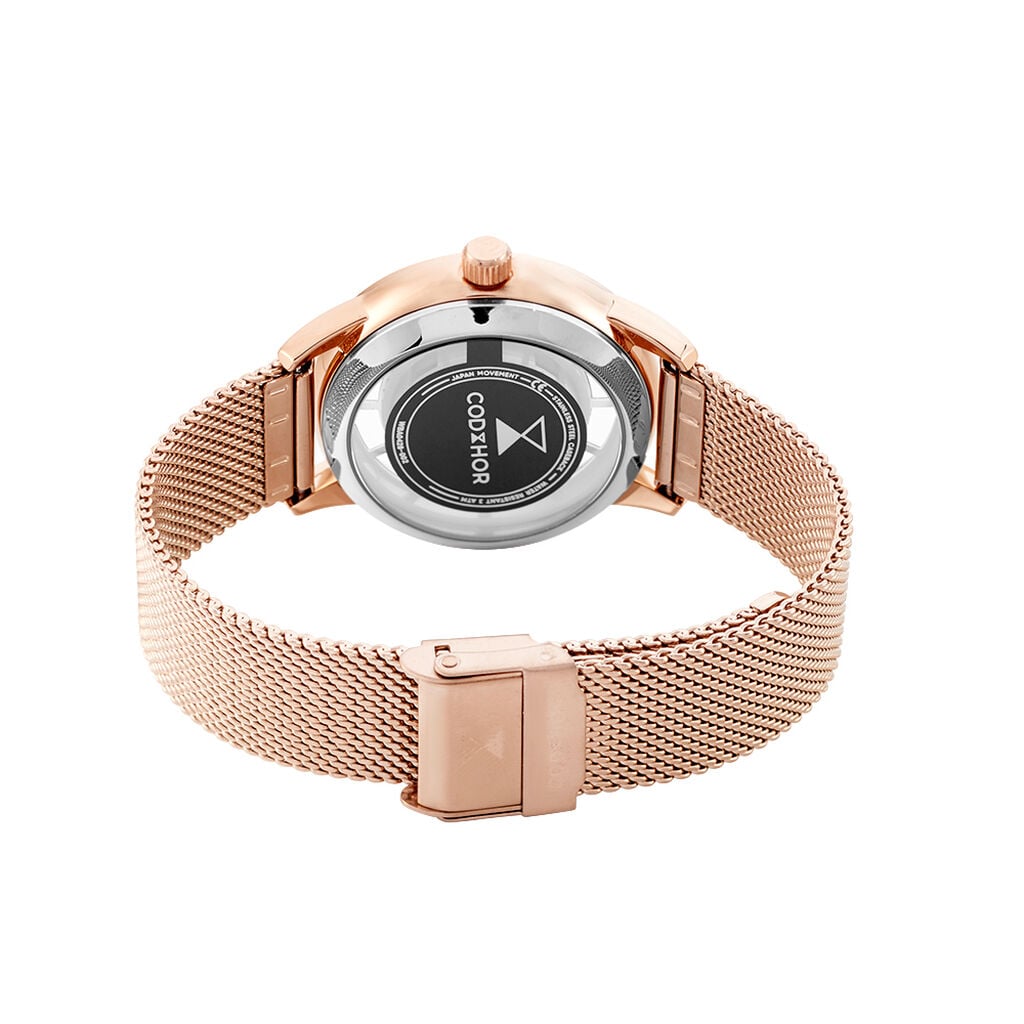 Montre Codhor Cloe Rose - Montres &eacute;tanches Femme | Histoire d&rsquo;Or