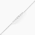 Bracelet Aliah Argent Blanc Oxyde De Zirconium - Bracelets Pierre Femme | Histoire d&rsquo;Or