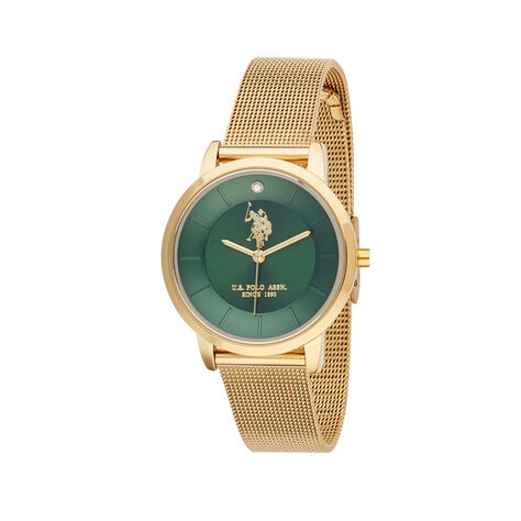 Montre U.S. Polo Us Polo Amalia Vert - Montres &eacute;tanches Femme | Histoire d&rsquo;Or