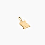 Pendentif Lamie Zodiaque Parchemin Or Jaune - Pendentifs gravables Famille | Histoire d&rsquo;Or