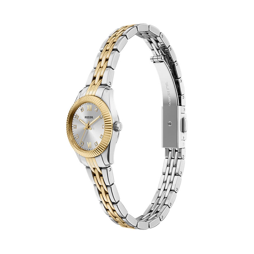 Montre Fossil Scarlette Micro Argent&eacute; - Montres &eacute;tanches Femme | Histoire d&rsquo;Or