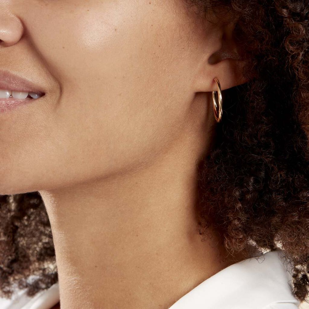 Cr&eacute;oles Youri Or Jaune - Boucles d'oreilles cr&eacute;oles Femme | Histoire d&rsquo;Or
