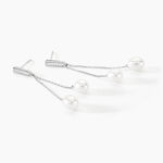 Boucles D'oreilles Pendantes Giacomo Or Blanc Perle De Culture - Boucles d'oreilles mariage Femme | Histoire d&rsquo;Or