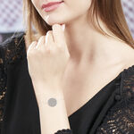 Bracelet Lisa Or Blanc - Bracelets Medailles Femme | Histoire d&rsquo;Or
