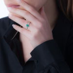 Bague Crista Or Rose Rubis Et Diamant - Bagues de fian&ccedil;ailles ovale Femme | Histoire d&rsquo;Or