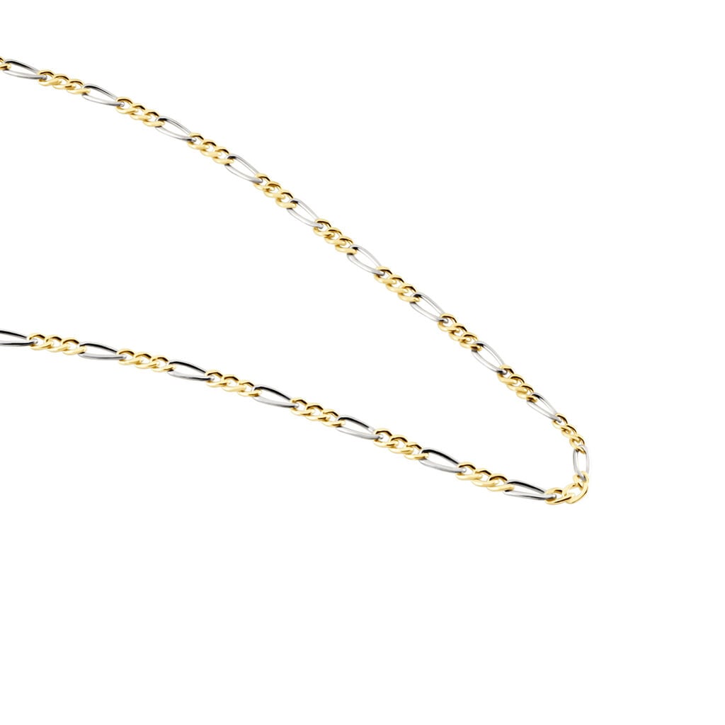 Collier Maille Cameo Or Bicolore - Chaines Homme | Histoire d&rsquo;Or