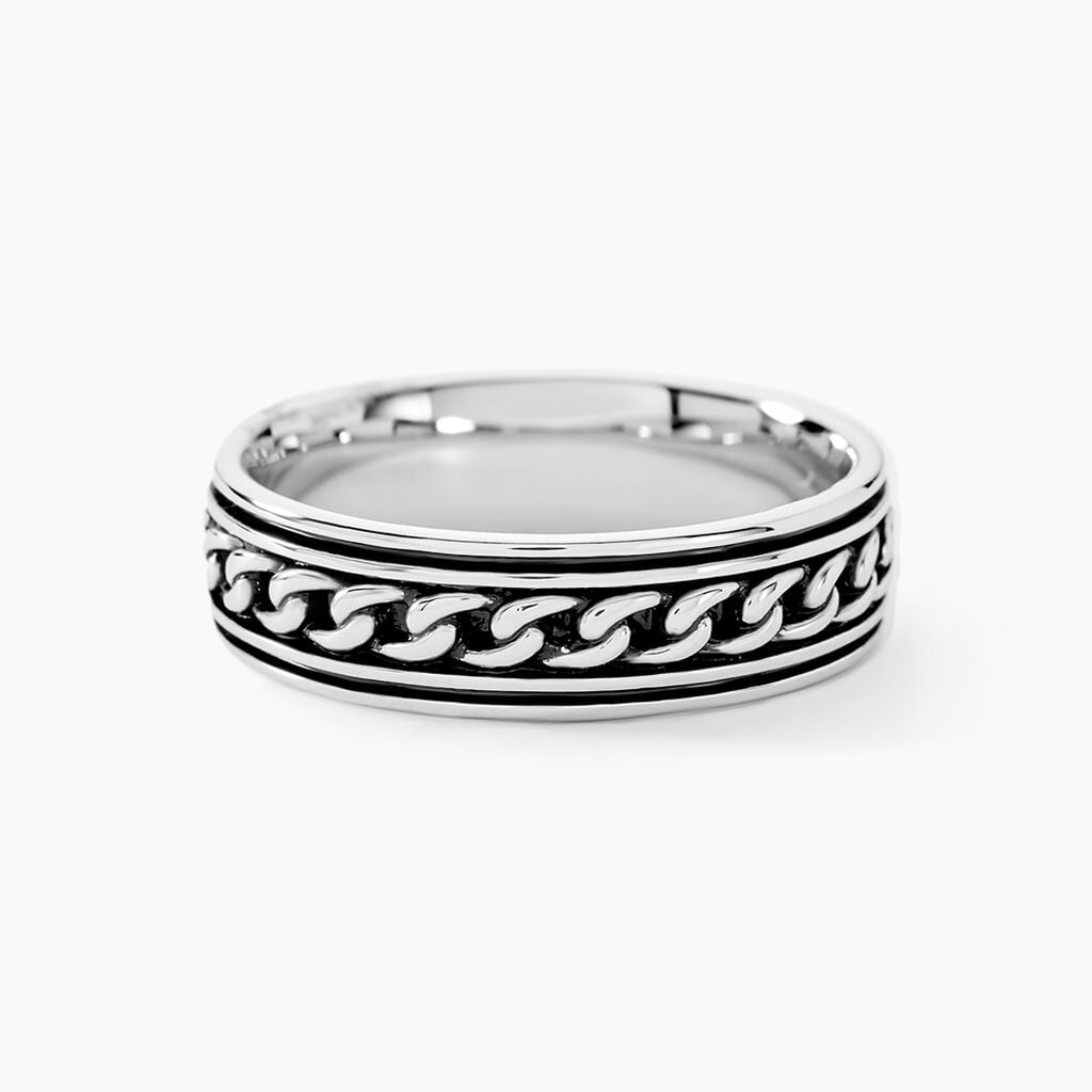 Bague Balthazar Argent Blanc - Anniversaire Homme | Histoire d&rsquo;Or