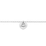 Bracelet Argent Blanc Euthalia - Bracelets Message Femme | Histoire d&rsquo;Or