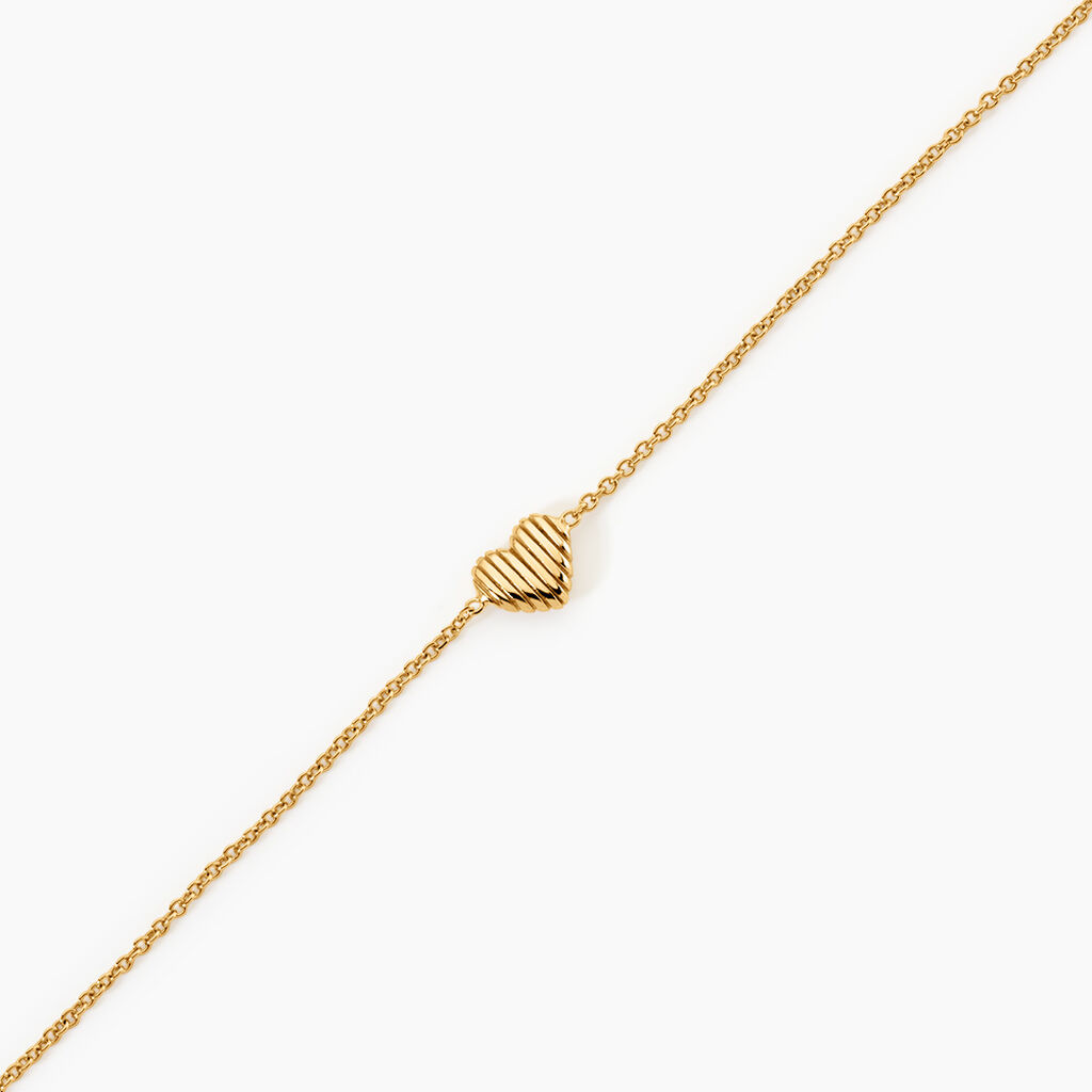 Bracelet Telia Argent Dor&eacute; A L'Or 750/1000 - Bijoux sans pierre Femme | Histoire d&rsquo;Or