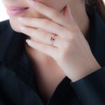 Bague Angie Or Jaune Topaze Et Diamant - Bagues 18 carats Femme | Histoire d&rsquo;Or