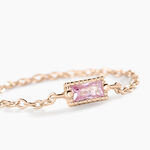 Bague Lipa Argent Rose Oxyde De Zirconium - Solitaires classiques Femme | Histoire d&rsquo;Or