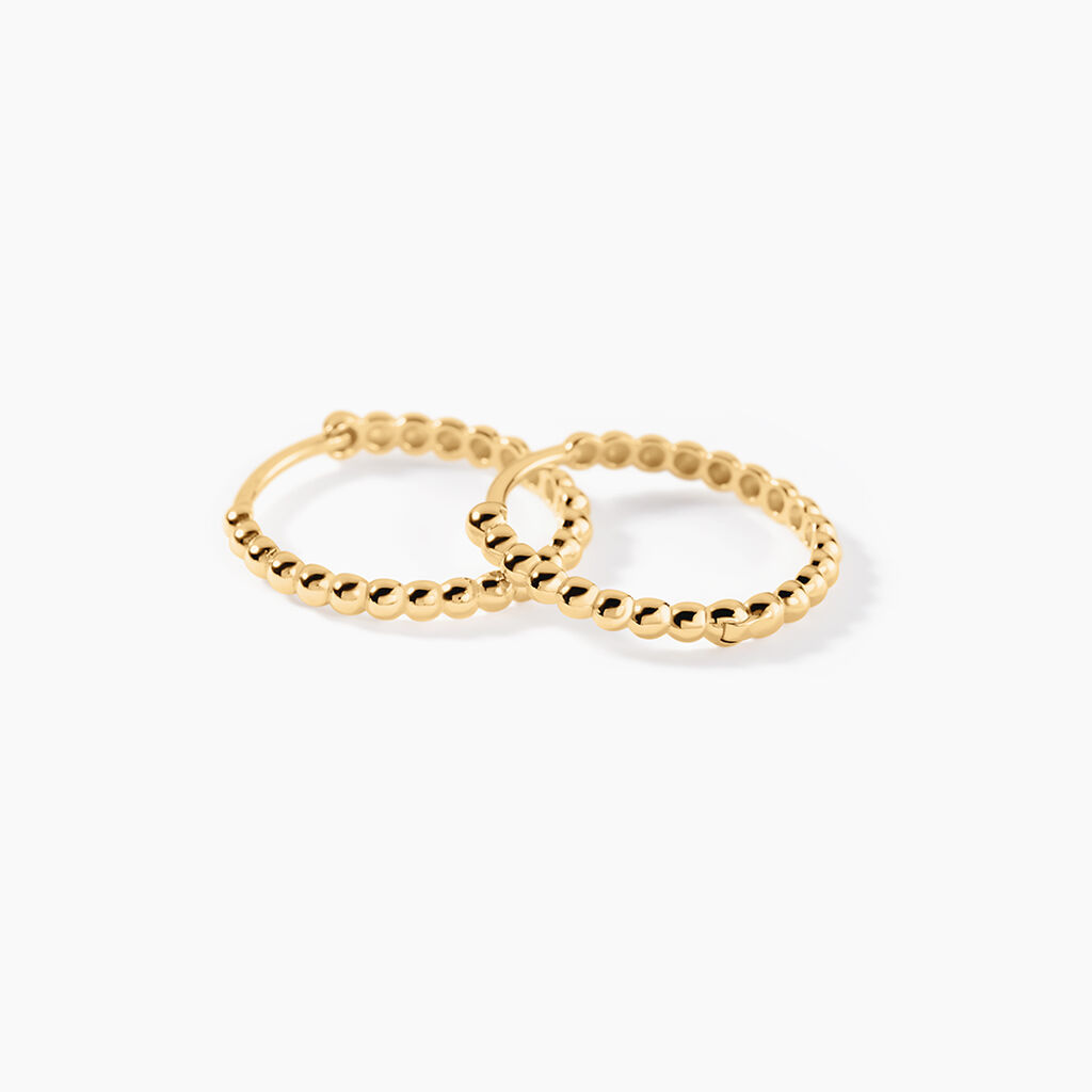Cr&eacute;oles Flick Or Jaune - Boucles d'oreilles cr&eacute;oles Femme | Histoire d&rsquo;Or