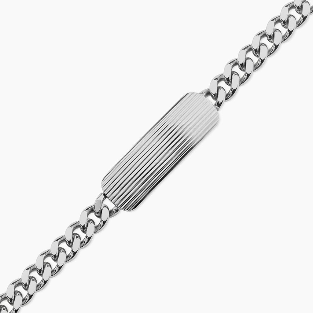 Bracelet Stig Acier Blanc - Bracelets fantaisie Homme | Histoire d&rsquo;Or