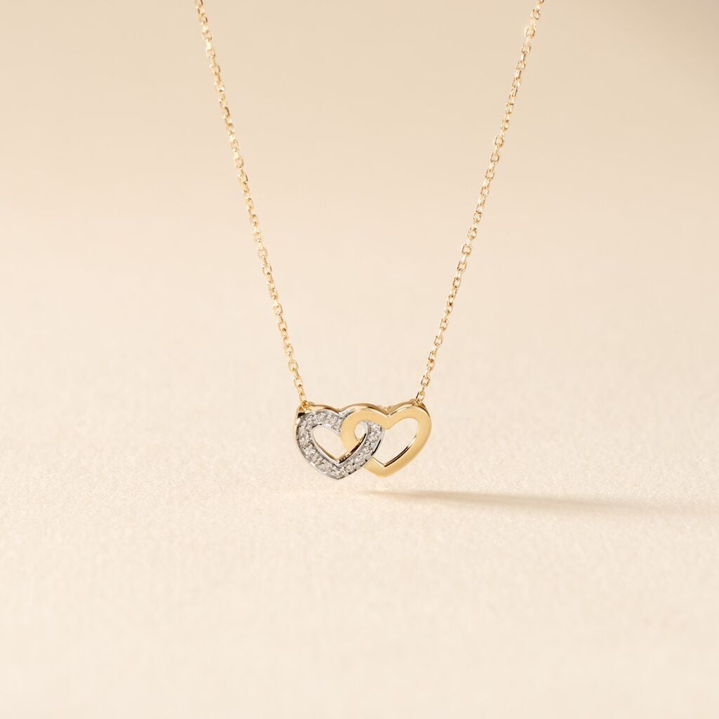 Collier Wydad Or Jaune Diamant - Bijoux Pierres Pr&eacute;cieuses Femme | Histoire d&rsquo;Or