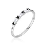 Bague Adriana Argent Blanc Oxyde De Zirconium - Bagues avec pierre Femme | Histoire d&rsquo;Or