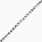 Bracelet Jany Maille Palmier Or Blanc - Bracelets maille Femme | Histoire d&rsquo;Or