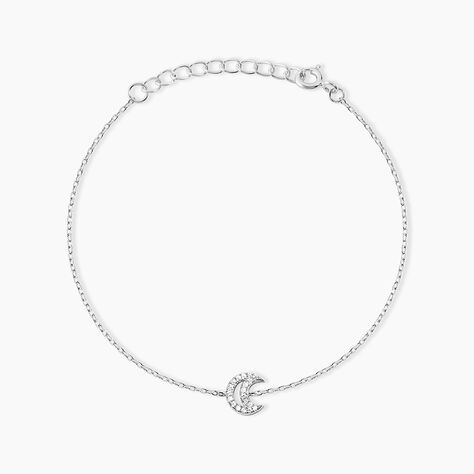 Bracelet Philine Argent Blanc Oxyde De Zirconium - Bracelets Pierre Femme | Histoire d&rsquo;Or