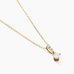 Collier Hemera Or Jaune Diamant - Bijoux Pierres Pr&eacute;cieuses Femme | Histoire d&rsquo;Or