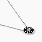 Collier Keenan Argent Blanc - Colliers fantaisie Homme | Histoire d&rsquo;Or