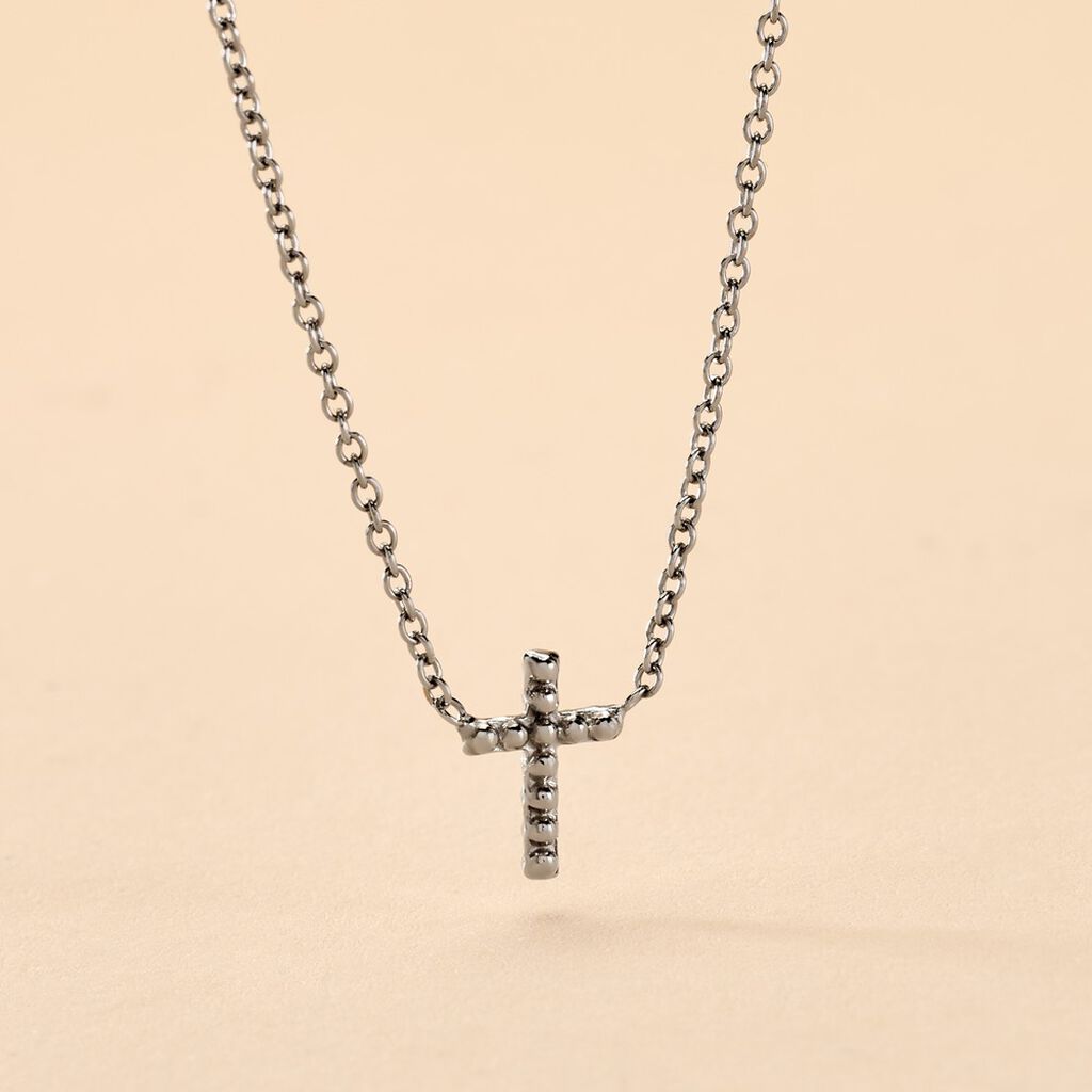 Collier Peyton Argent Blanc - Colliers fantaisie Femme | Histoire d&rsquo;Or