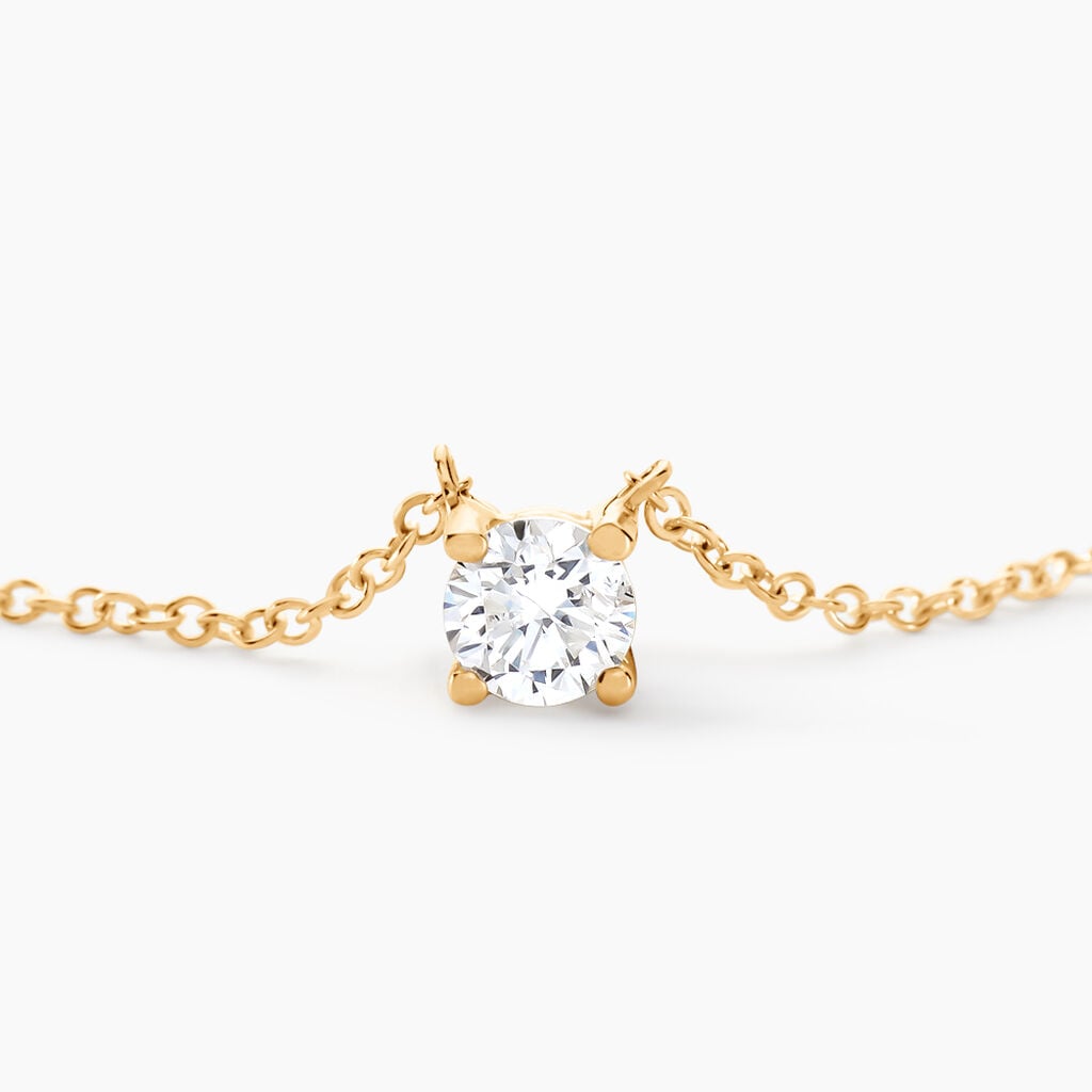 Collier One Or Jaune Diamant - Bijoux Pierres Pr&eacute;cieuses Femme | Histoire d&rsquo;Or