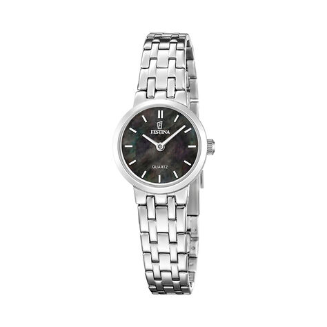 Montre Festina Mademoiselle 23 Nacre Noire - Montres &eacute;tanches Femme | Histoire d&rsquo;Or