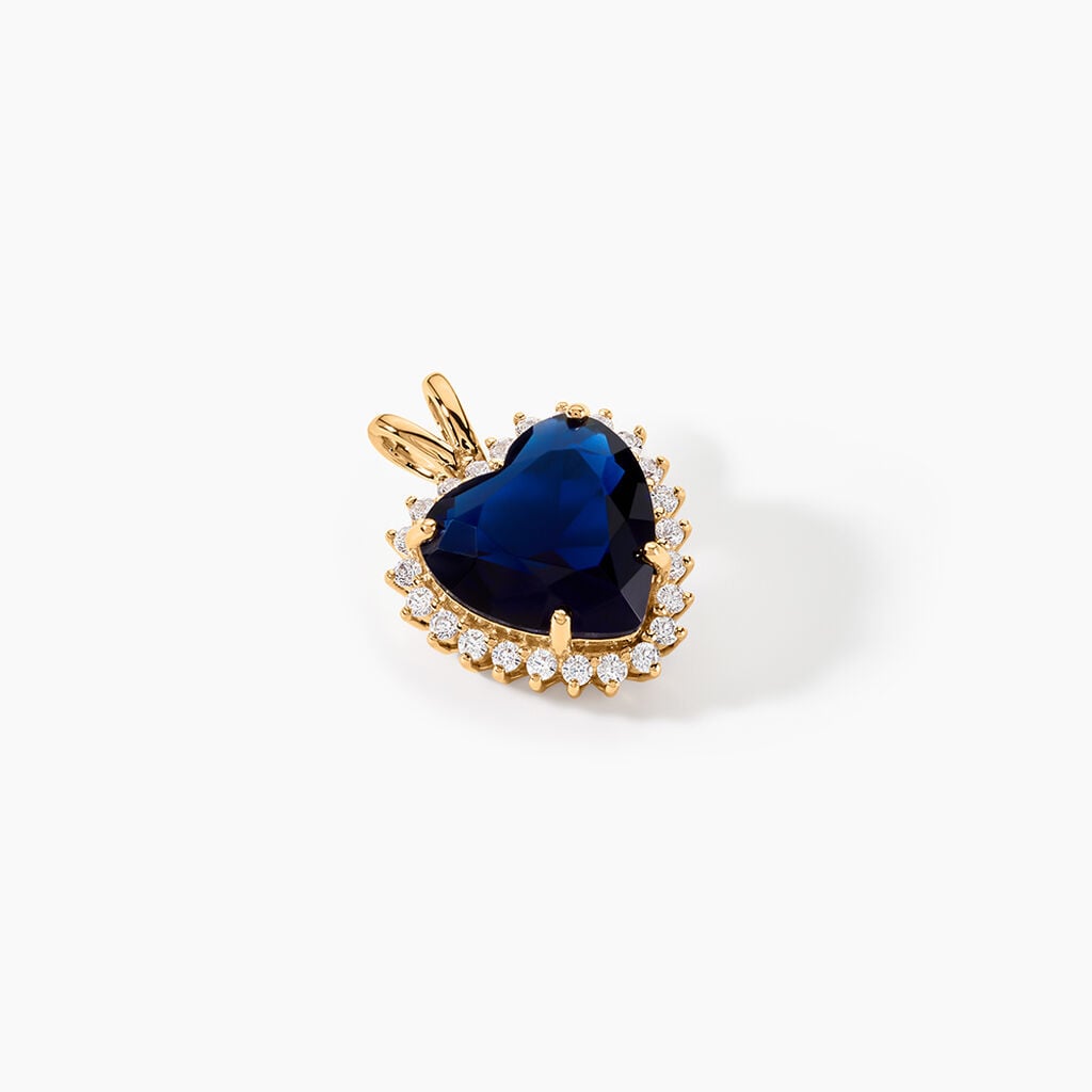 Pendentif Nelsa Plaqu&eacute; Or Jaune Oxyde De Zirconium - Pendentifs empierr&eacute;s Femme | Histoire d&rsquo;Or