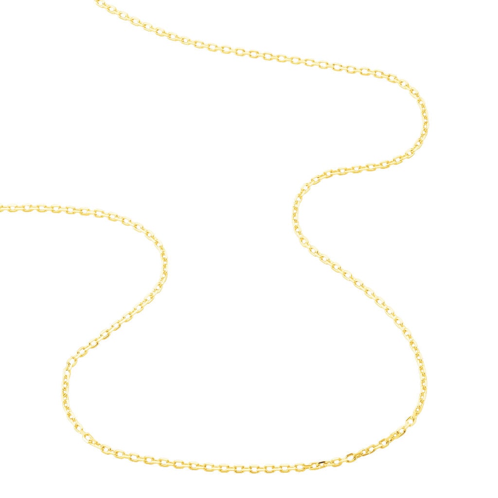 Cha&icirc;ne Igoa Maille For&ccedil;at Diamantee Or Jaune - Chaines Unisex | Histoire d&rsquo;Or