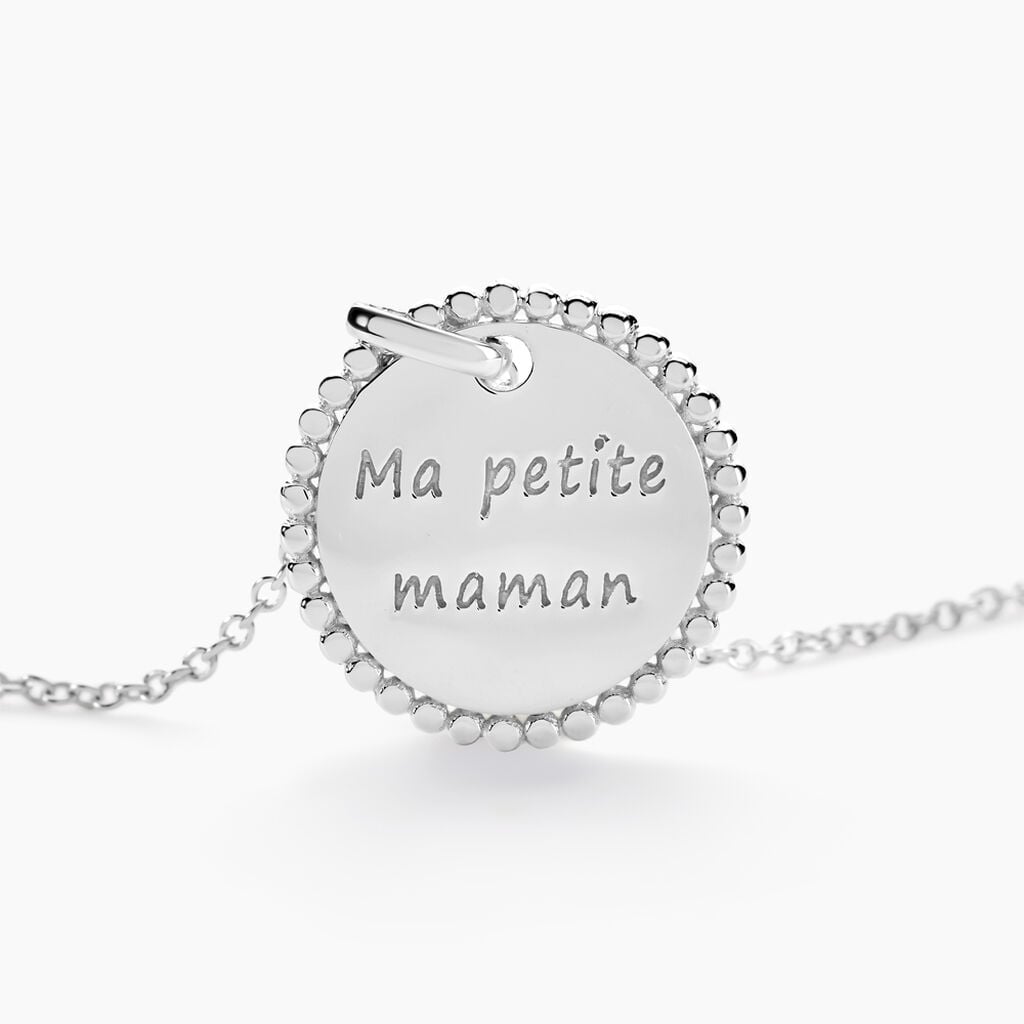 Collier Mayi Argent Blanc - Colliers fantaisie Femme | Histoire d&rsquo;Or