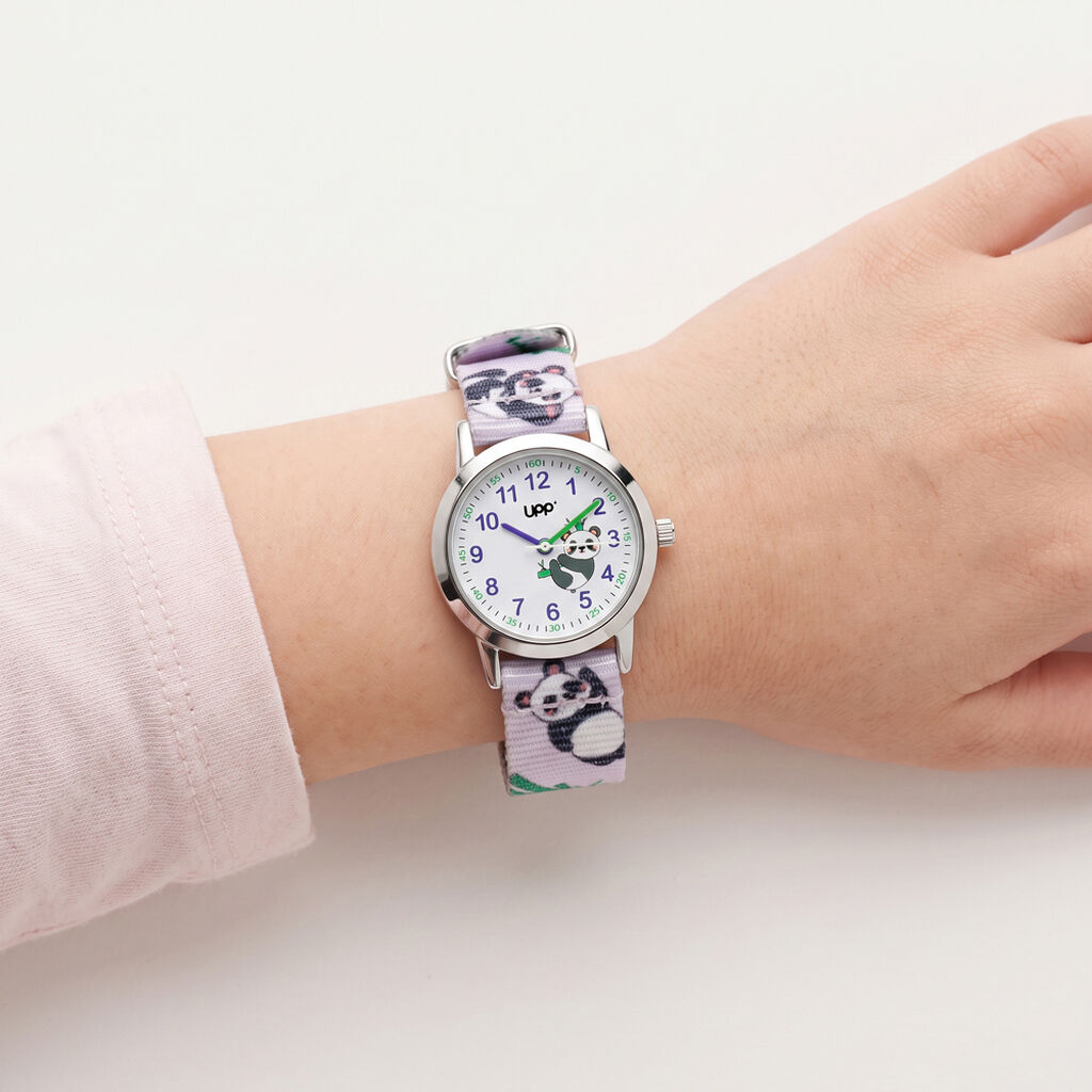 Montre Upp Tutti Bamboo Violet - Montres &eacute;tanches Enfant | Histoire d&rsquo;Or