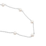 Collier Tanis Argent Perle De Culture - Colliers pierre Femme | Histoire d&rsquo;Or