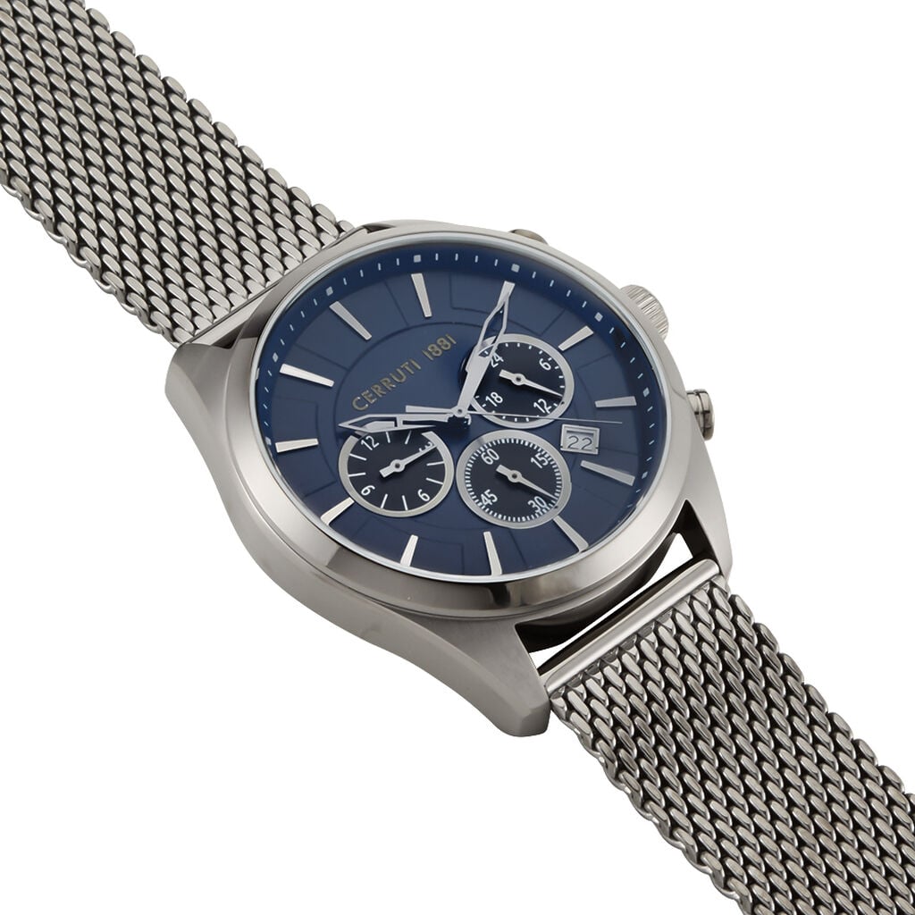 Montre Cerruti Grottamare Bleu - Montres chronographes Homme | Histoire d&rsquo;Or