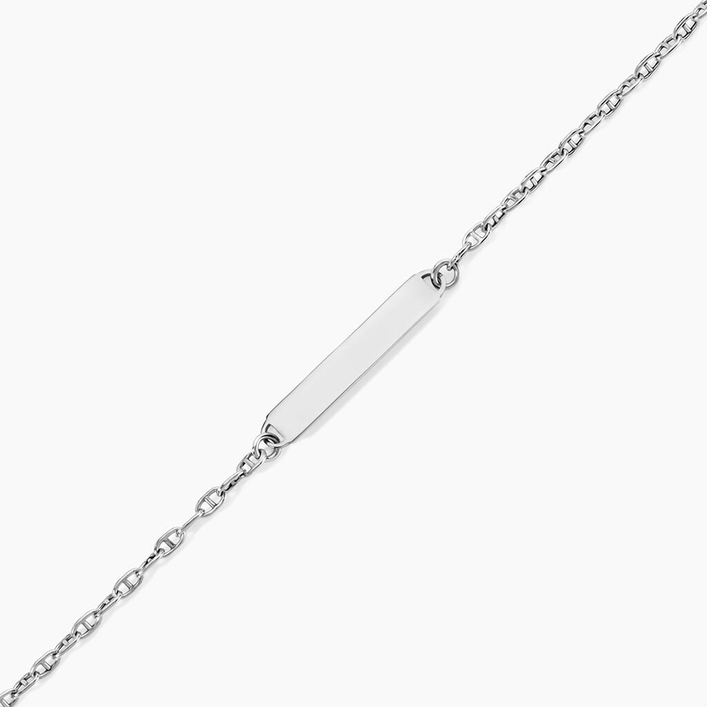 Bracelet Messenger Argent Blanc - Bracelets fantaisie Homme | Histoire d&rsquo;Or